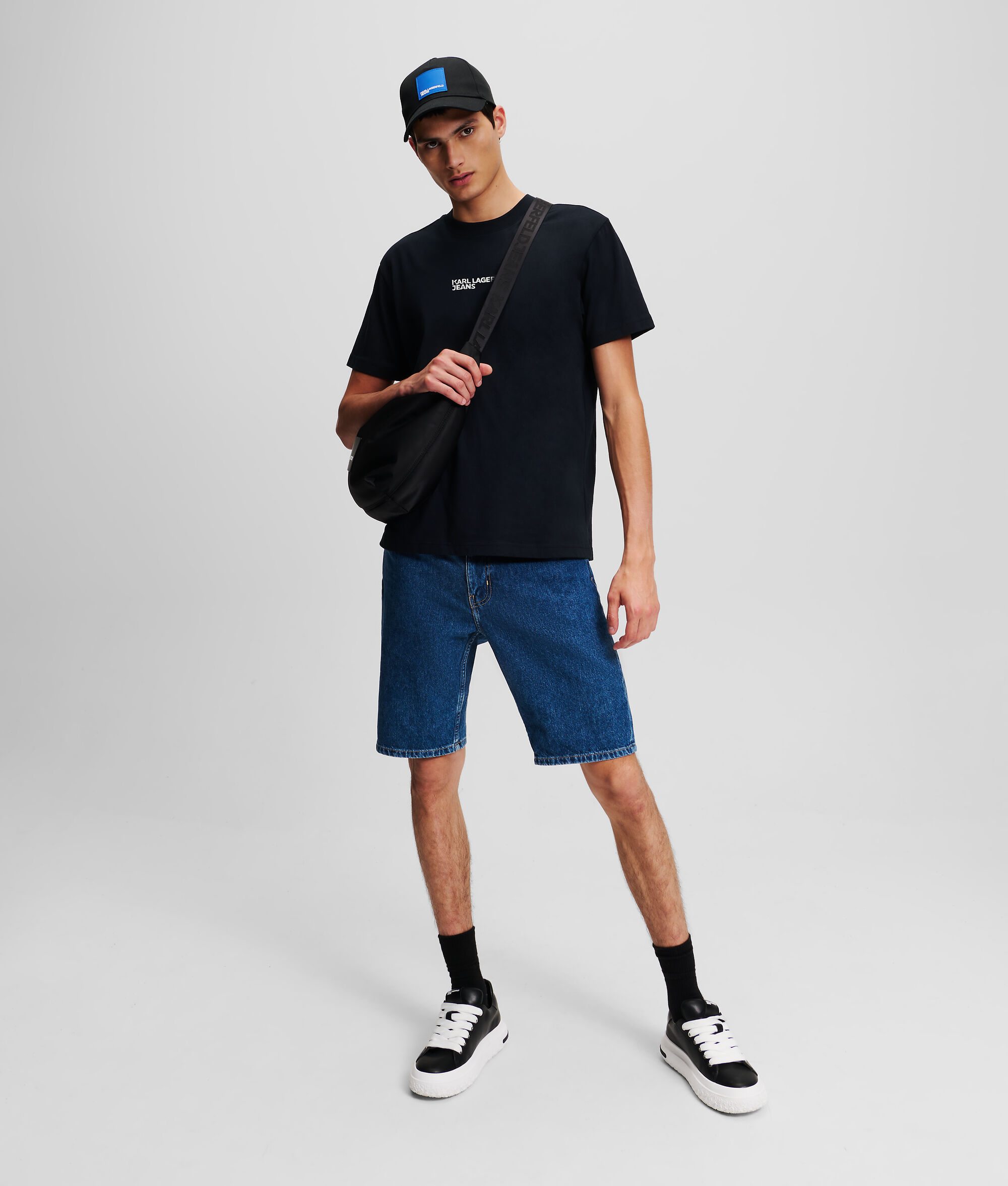 (image for) Clear KLJ TAPERED DENIM SHORTS